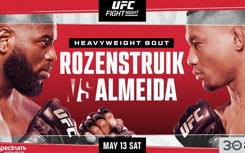 Image for UFC on ABC 4: Rozenstruick vs. Almeida Results