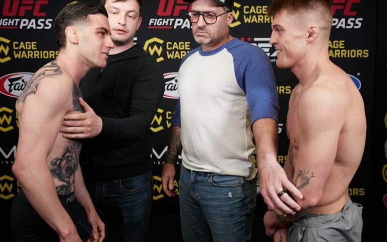 Dylan Hazan and Caolon Loughran come face to face before CW 154.