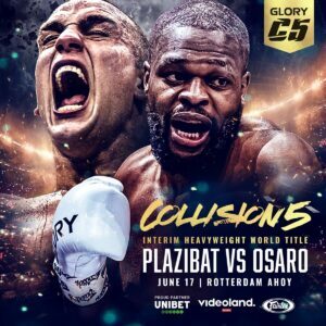 Antonio Plazibat vs ‘Cookie’ Tariq Osaro – Interim Heavyweight Title GLORY Kickboxing