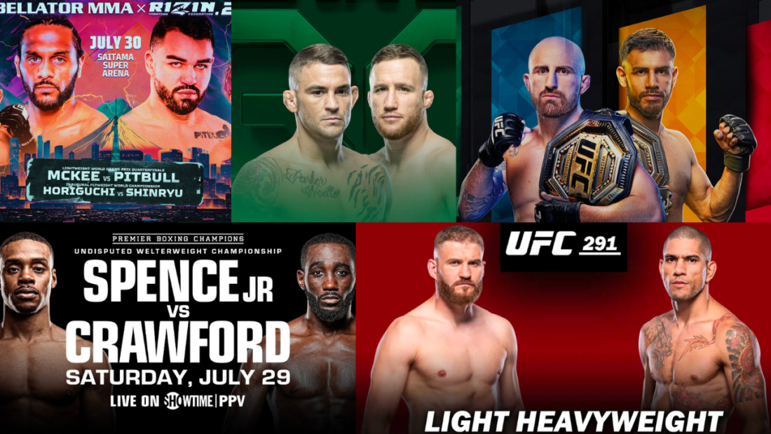 Top 5 Fights to Watch in July 2023 MMA Sucka