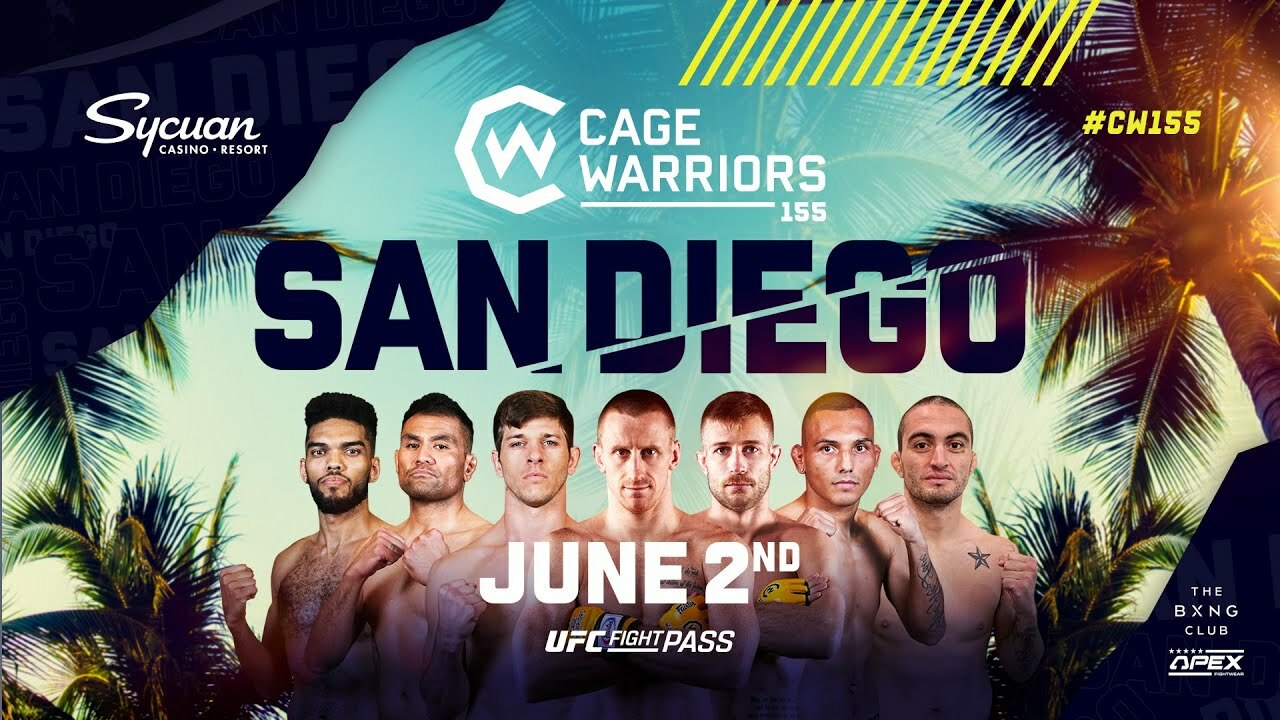 Cage Warriors 155 San Diego Results