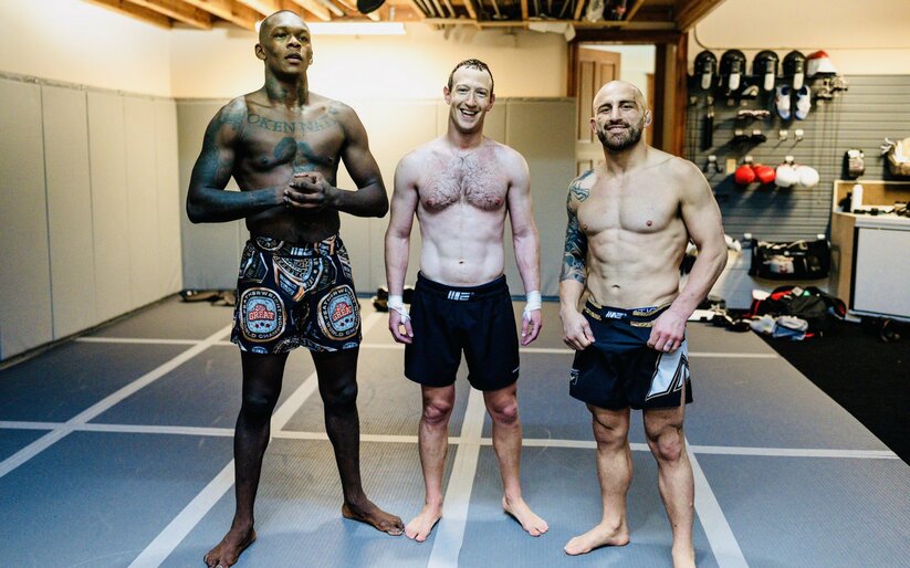 Image for Mark Zuckerberg Training With Two UFC Champions