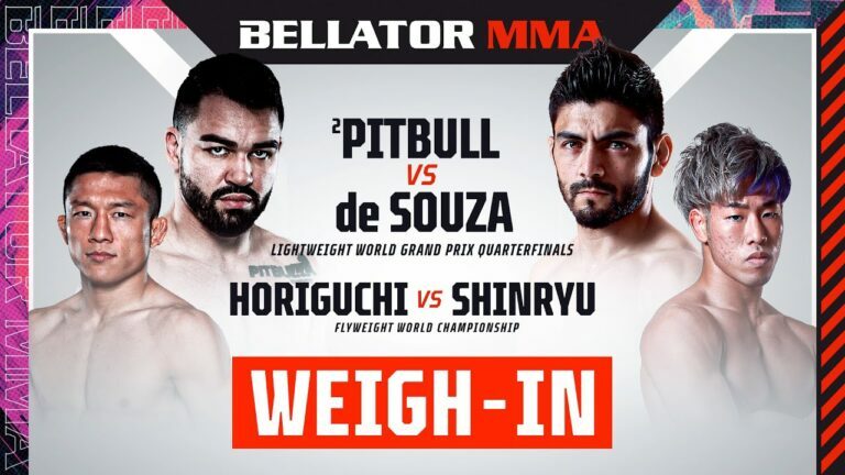 Bellator x Rizin: Pibull vs De Souza Weigh-Ins