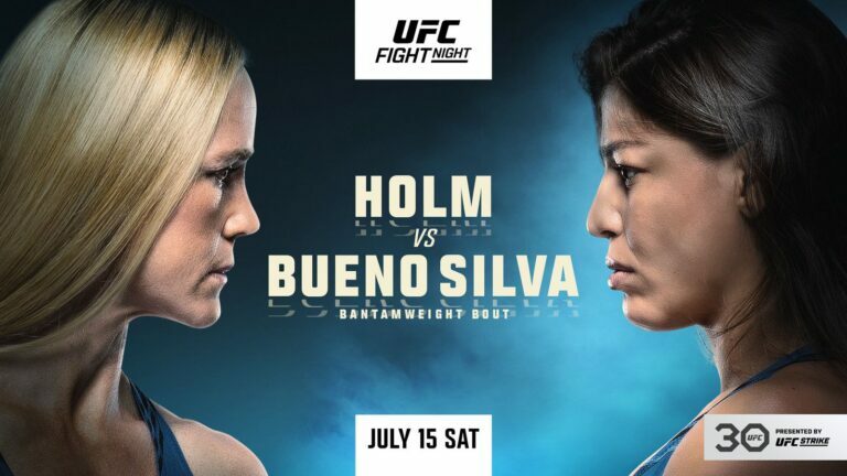 Holm vs. Bueno Silva poster