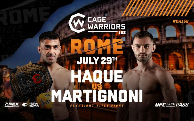 Image for Cage Warriors 158: Rome Results
