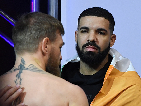 Drake and Conor McGregor at UFC 229