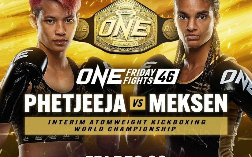 Image for Phetjeeja vs. Anissa Meksen Collide For Interim Atomweight Kickboxing Title At ONE Friday Fights 46