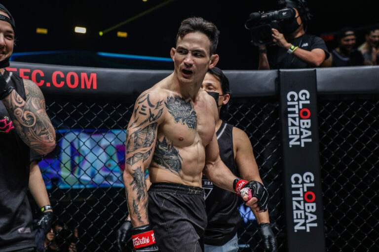 Thanh Le inside the ONE Championship cage.