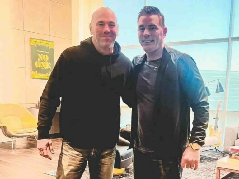 Dana White and Dave Feldman - UFC and BKFC meeting