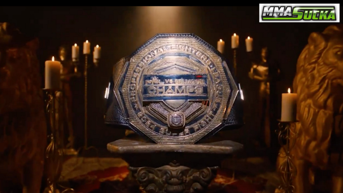 The PFL/Bellator Unification Belt Has Been Revealed - MMASucka