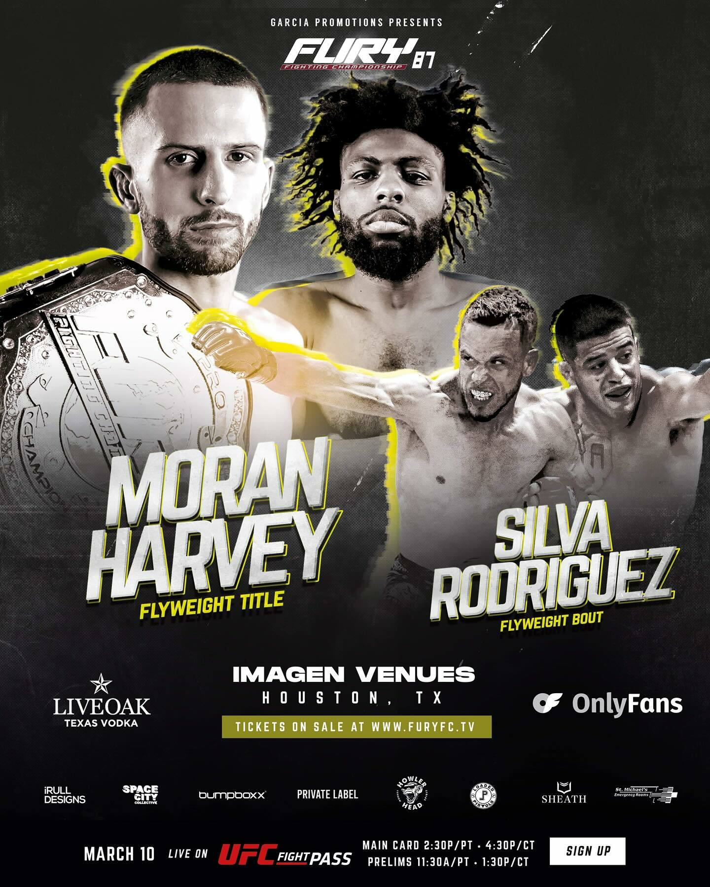 Fury FC 87 Paris Moran vs. Shameek Harvey