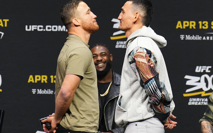 Image for UFC 300 – Justin Gaethje & Max Holloway Risking Title Fights for BMF Oppurtunity
