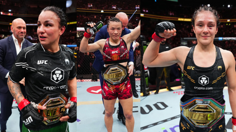 The champions of the divisions