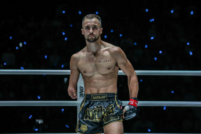 Jake Peacock in ring