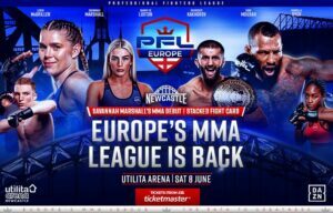 Stacked Card for PFL Europe Newcastle Announced
