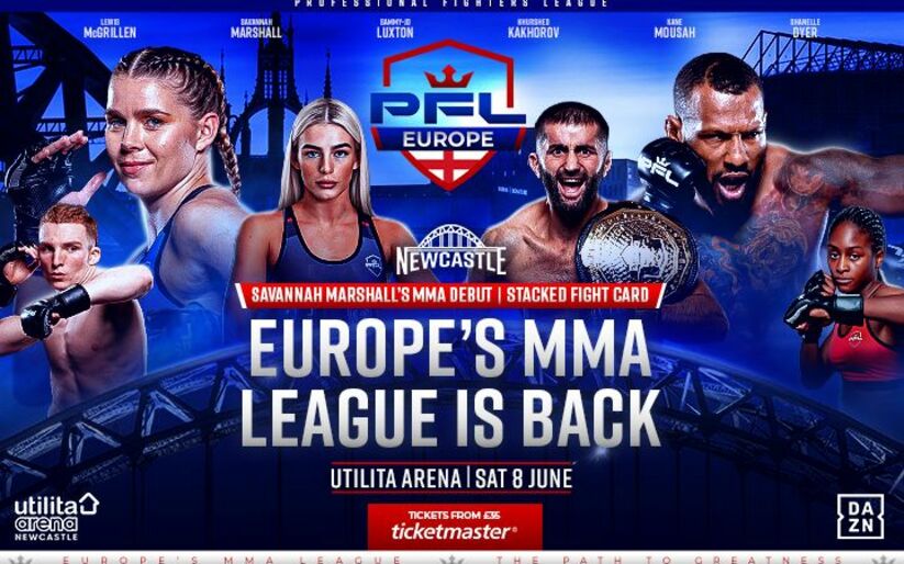 Image for Stacked Card for PFL Europe Newcastle Announced