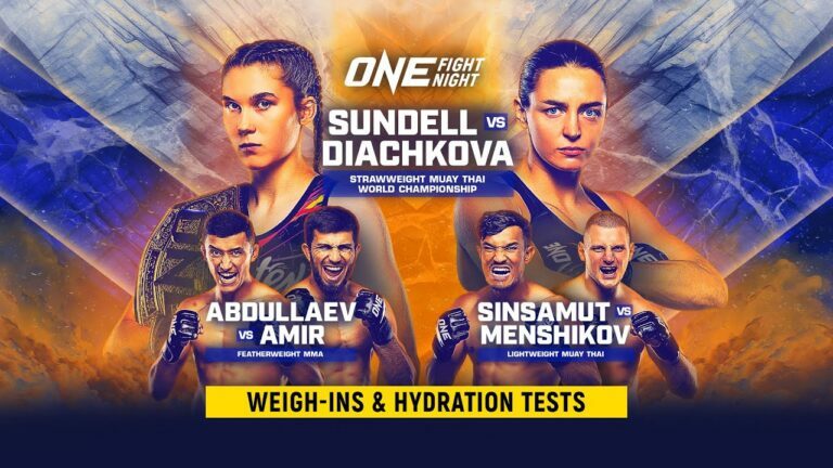 Watch the ONE Fight Night 22 Weigh-Ins on MMASucka.com