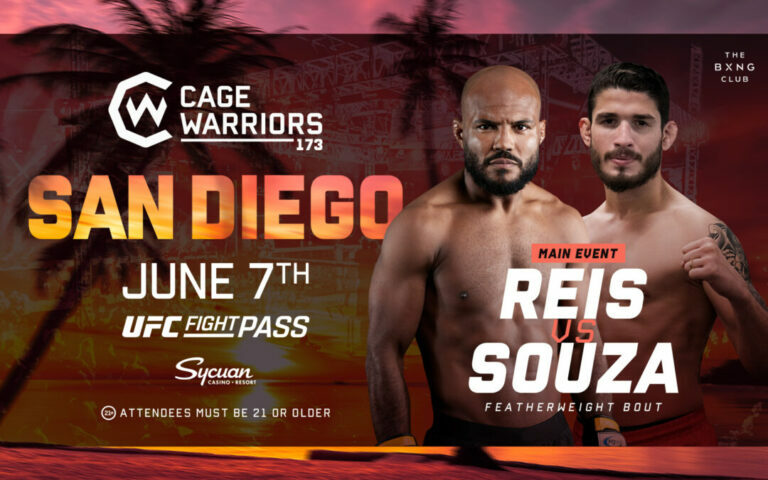 Wilson Reis vs. Bruno Souza CW 173 main event