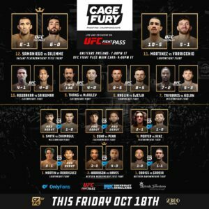 CFFC 137 Live Results