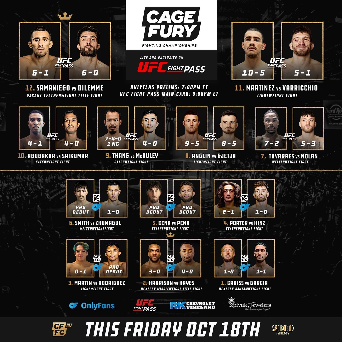 CFFC 137 Full Card