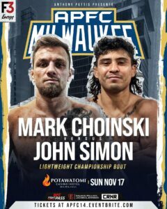 APFC 14 Co-Main Event Breakdown: Choinski Meets Simon