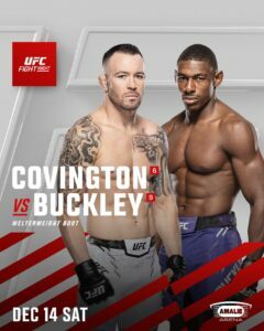 UFC Tampa Now Headlined by Covington/Buckley Tussle