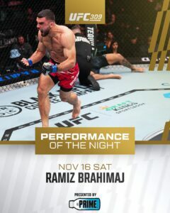 Ramiz Brahimaj Bounces Back at UFC 309