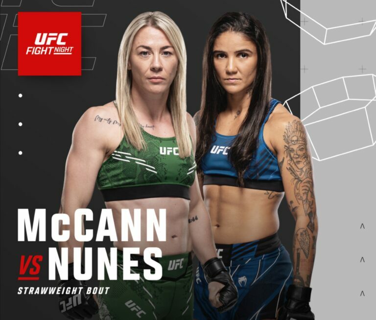 McCann vs Nunes UFC London