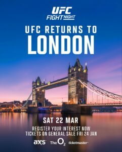 Exciting Welterweight Clash Added To UFC London