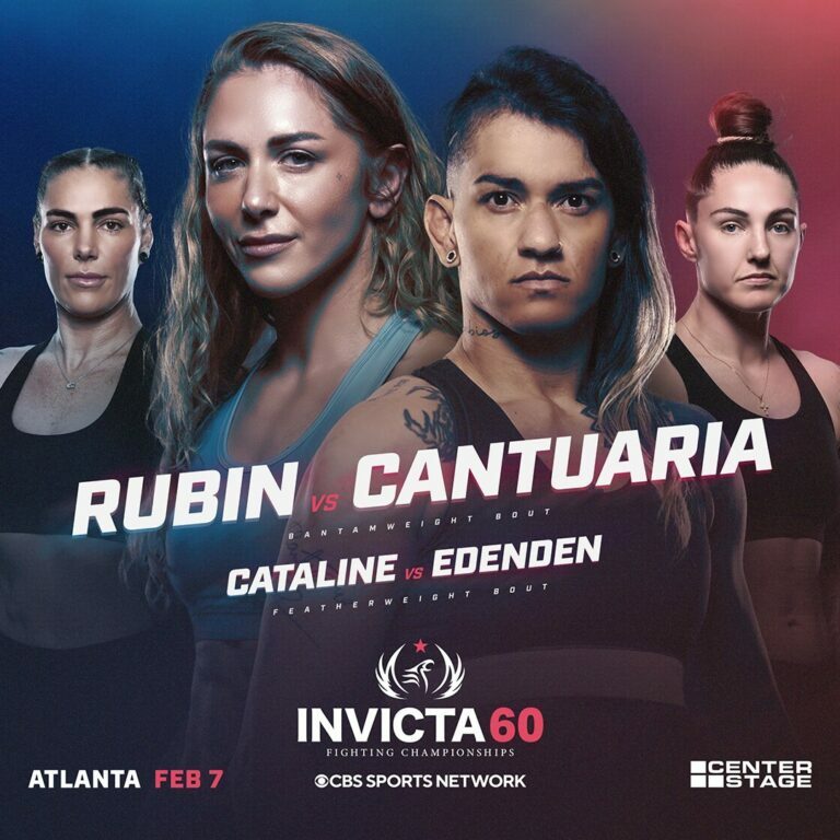 Invicta FC 60 takes place Feb. 7 in Atlanta.