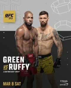 Can Entertaining Lightweight Slugger Stem Warpath of Mauricio Ruffy At UFC 313?