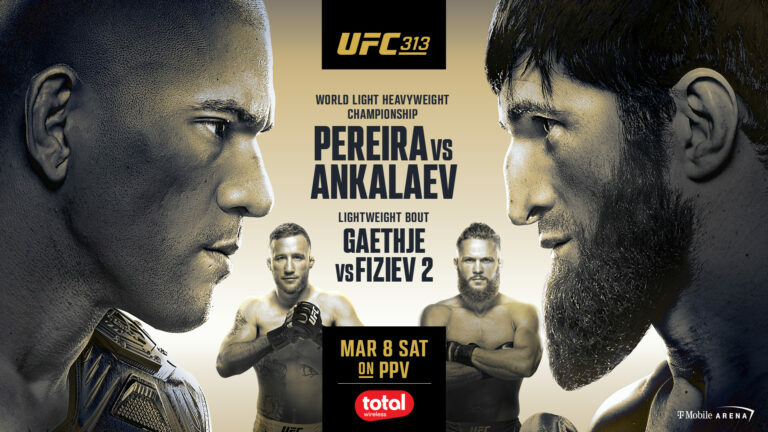 Alex Pereira vs Magomed Ankalaev - UFC 313 Poster