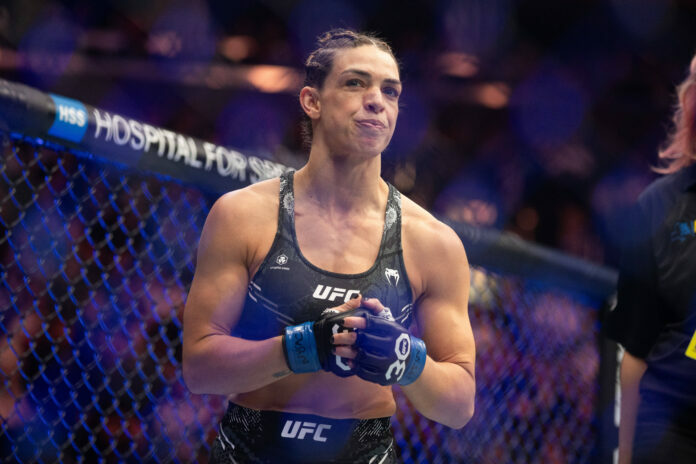 November 11, 2023, New York, NY, United States: New york, NY: Mackenzie Dern during her fight in UFC Women s Strawweight Mackenzie Dern at UFC 295