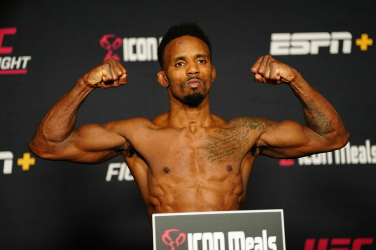 Lerone Murphy, due to fight tonight in UFC Vegas 105.