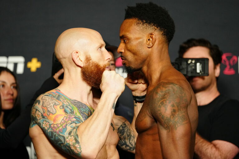 Emmett and Murphy square off ahead of their UFC Fight Night Main event