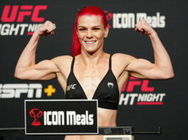 UFC Vegas 112 Weigh-In Results: All Contestants On-Target for ESPN Swansong Gillian Robertson, fighting on UFC Vegas 112 Saturday night.