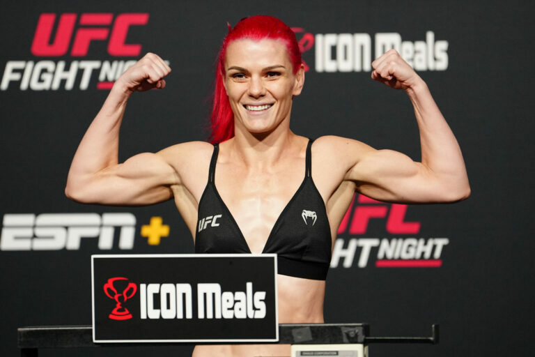 Gillian Robertson, fighting on UFC Vegas 112 Saturday night.