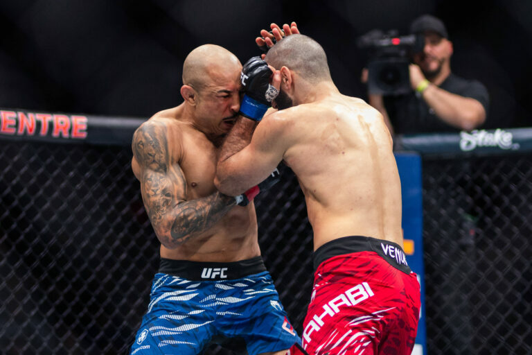 Jose Aldo and Aiemann Zahabi.