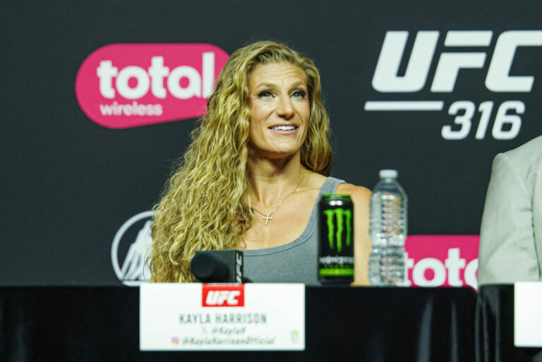 Kayla Harrison, due to fight Saturday at UFC 316.