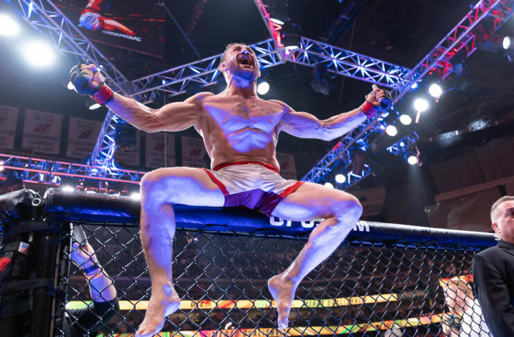 Merab Dvalishvili, fighting in UFC 323 Saturday.