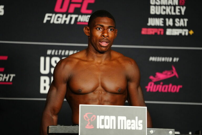 Joaquin Buckley, due to fight Saturday in UFC Atlanta.