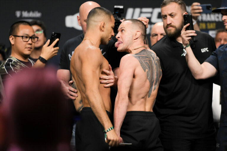 UFC 317 co-main event face off