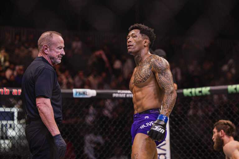 Vinicius Oliveira, due to fight Saturday at UFC 318.