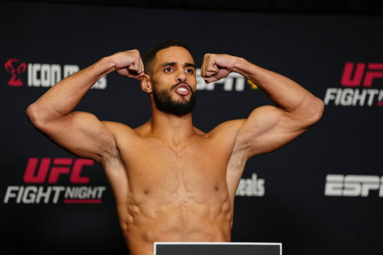 Gabriel Bonfim, due to fight tonight in UFC Nashville.