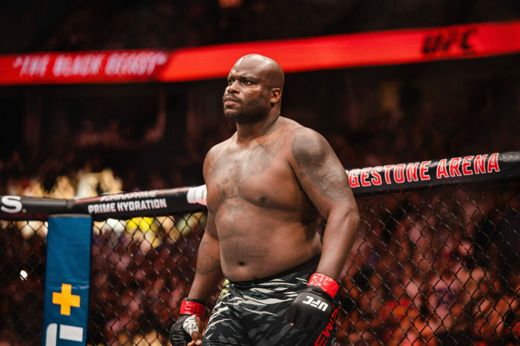 Derrick Lewis, victorious Saturday in UFC Nashville.