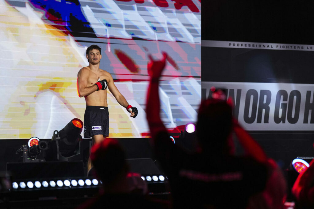 Alexei Pergande, victorious Thursday night at PFL Hollywood.