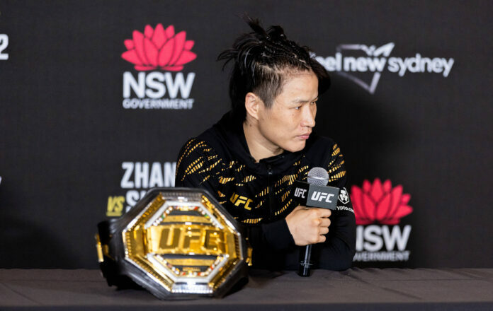 (SP)AUSTRALIA-SYDNEY-UFC 312-PRESS CONFERENCE Zhang Weili, due to fight at UFC 322 in November.