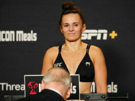 Erin Blanchfield, fighting at UFC 322.