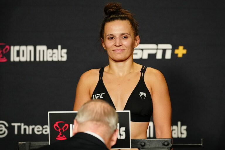 Erin Blanchfield, fighting at UFC 322.