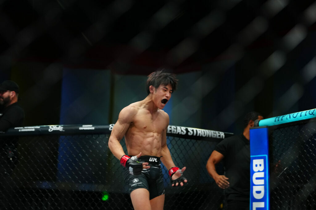 Tatsuro Taira, victorious Saturday night at UFC Vegas 109.